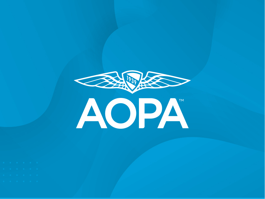 AOPA logo mockup