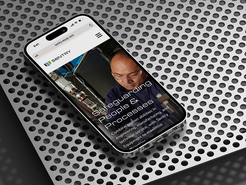 Sentry mobile mockup